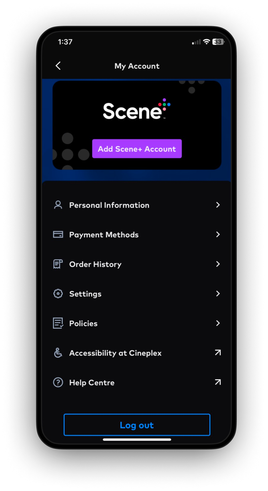 Cineplex Mobile App 8