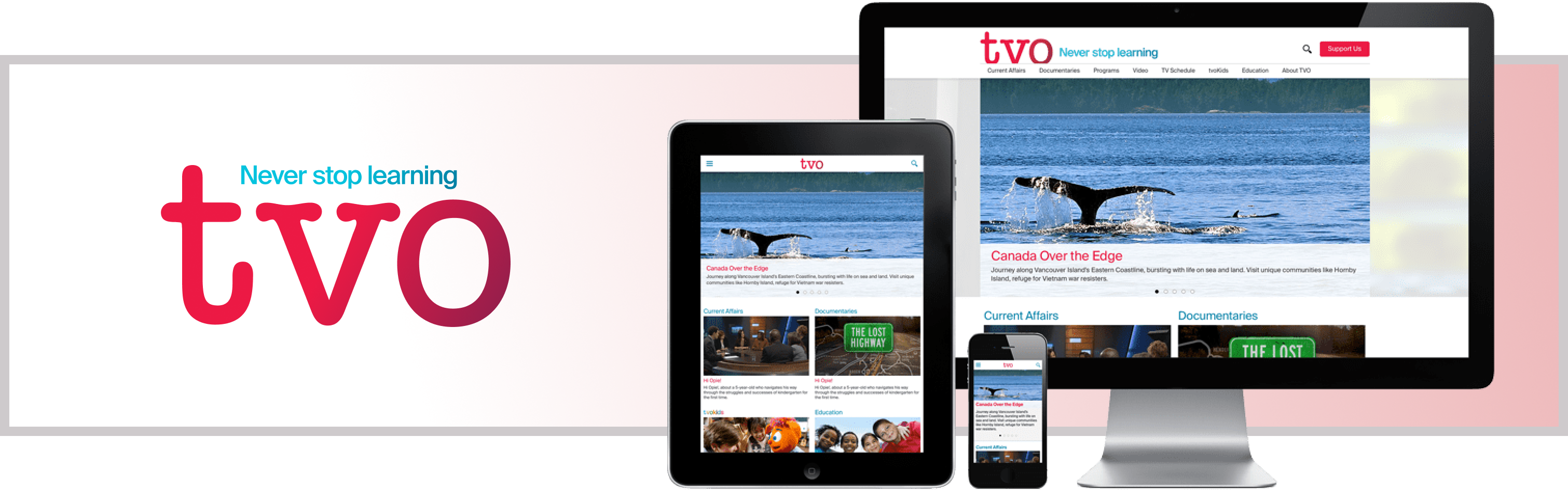 TVO website redesign